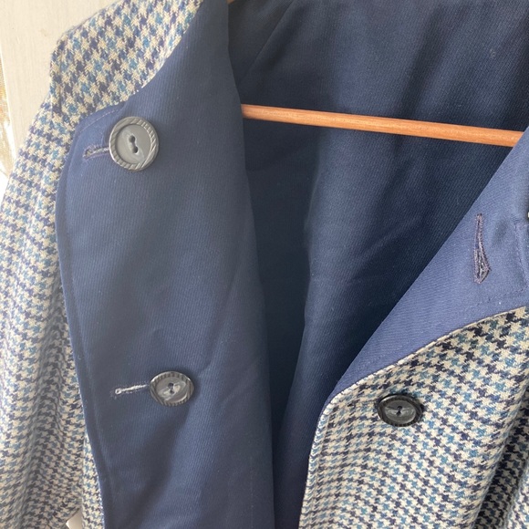 Houndstooth reversible coat - Picture 2 of 8